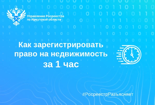 Как зарегистрировать право на недвижимость за 1 час