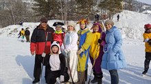 Хоккейный фестиваль "Люблю папу, маму и хоккей" в поселке Мамакан